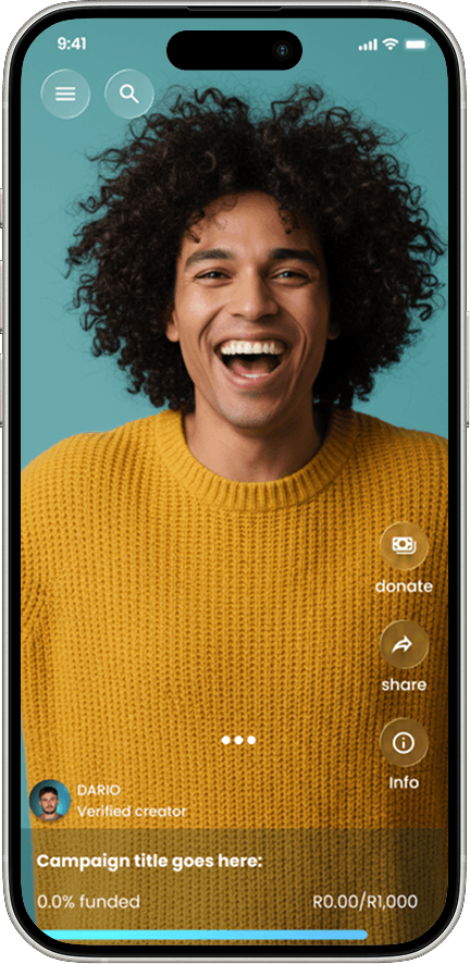 Preview of a campaign on the Milli app